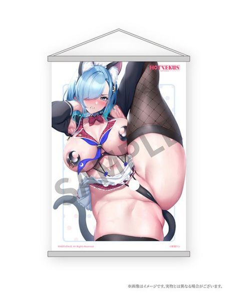 【1001KK】預購 1/6 PVC 朝寝ケン原畫 淫蕩少女 Y型平衡 二月葵 掛軸套組 1/6 PVC 朝寝ケン原畫 淫蕩少女 Y型平衡 二月葵 掛軸套組