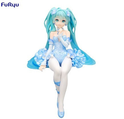 【預購】初音未來 泡麵蓋公仔 Flower Fairy 粉蝶花 藍色ver. 初音未來 泡麵蓋公仔 Flower Fairy 粉蝶花 藍色ver.