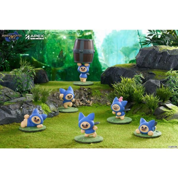 【0805KK】預購 盒玩 魔物獵人 Monster Hunter Rise 艾露貓 一中盒6入 盒玩 魔物獵人 Monster Hunter Rise 艾露貓 一中盒6入