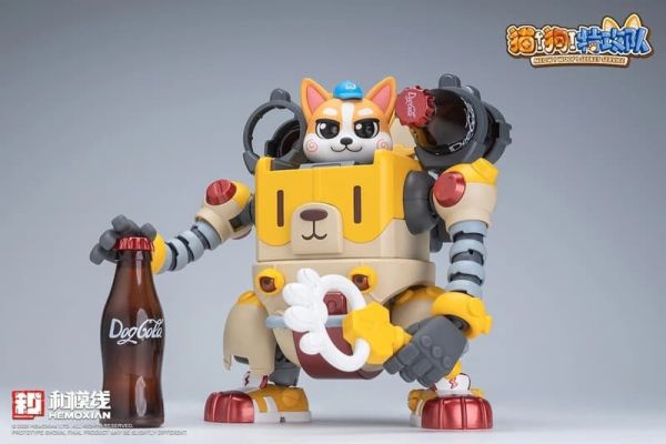 【1028KK】預購 組裝模型 貓狗特攻隊 第一彈 可洛基 COLAJI 組裝模型 貓狗特攻隊 第一彈 可洛基 COLAJI