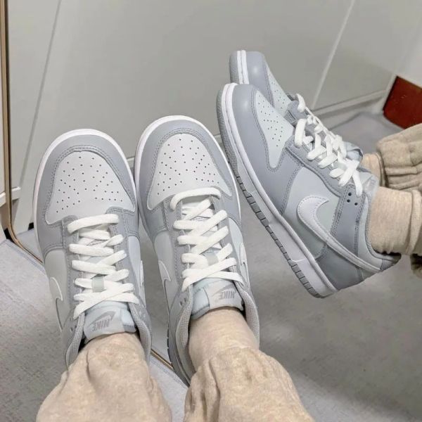 【預購】Nike Dunk Low GS Grey White 雲霧灰 反轉灰白 煙波灰 女鞋 大童鞋 休閒鞋 