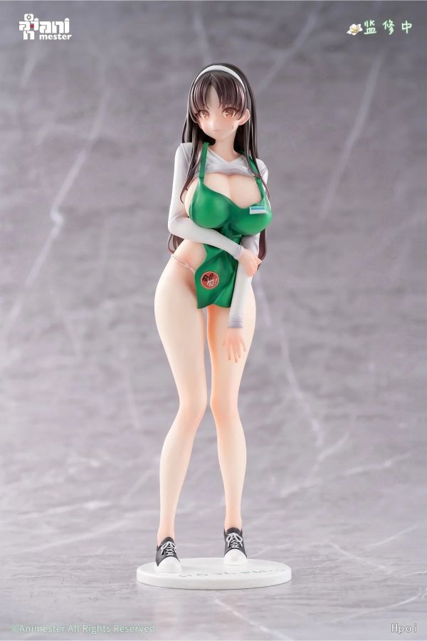 【1105KK】預購 1/6 PVC POPQN原畫 初回營業！花宮茉莉 溫柔的店員小姐 附特典 1/6 PVC POPQN原畫 初回營業！花宮茉莉 溫柔的店員小姐 附特典