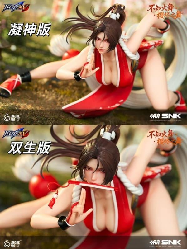 【0503KK】預購 UNiQUE ART 1/6 PVC SNK 格鬥天王XV 不知火舞 櫻燼之舞 UNiQUE ART 1/6 PVC SNK 格鬥天王XV 不知火舞 櫻燼之舞