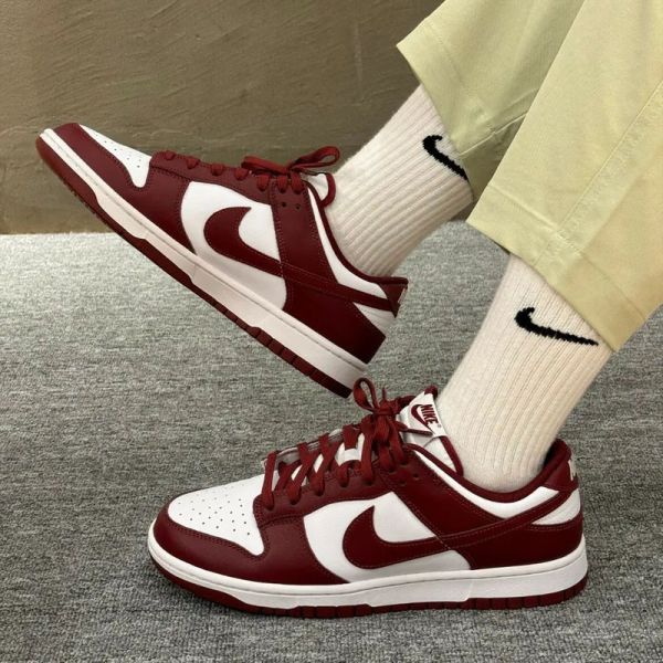 【預購】Nike Dunk Low Retro Team Red 酒紅 球隊紅 紅白 復古紅 深紅 低筒 