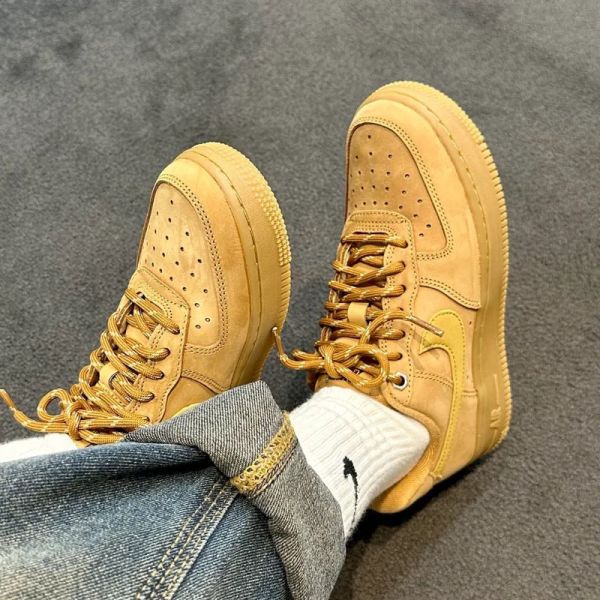 【預購】Nike Air Force 1 Low Flax 小麥色 女鞋 低筒休閒鞋 