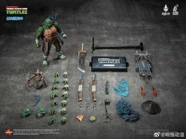 【0403KK】預購 HEATBOYS HEATFIG 忍者龜 李奧納多 達文西 1/9 完成品可動人偶 豪華版 HEATBOYS HEATFIG 忍者龜 李奧納多 達文西 1/9 完成品可動人偶 豪華版