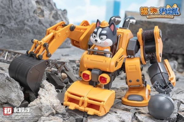 【1028KK】預購 組裝模型 貓狗特攻隊 第一彈 哈二奇 HUSKY 組裝模型 貓狗特攻隊 第一彈 哈二奇 HUSKY