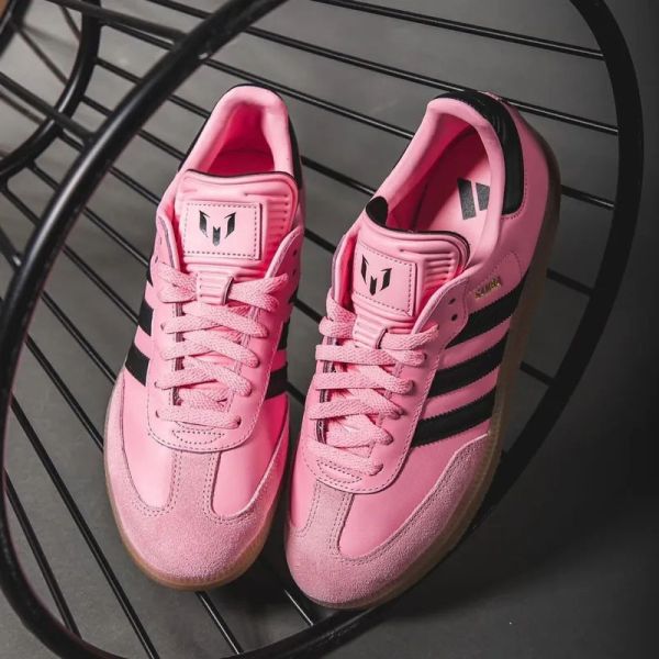 Inter Miami CF x Adidas Originals Samba "Messi Pink" 黑粉 邁阿密足球協會 聯名款 