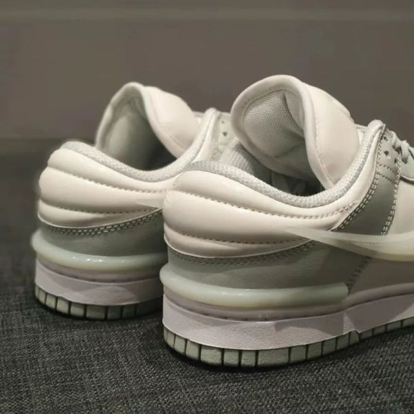 【預購】Nike Dunk Low Twist Light Silver 淺灰白 飛勾 小Ambush 厚鞋舌 