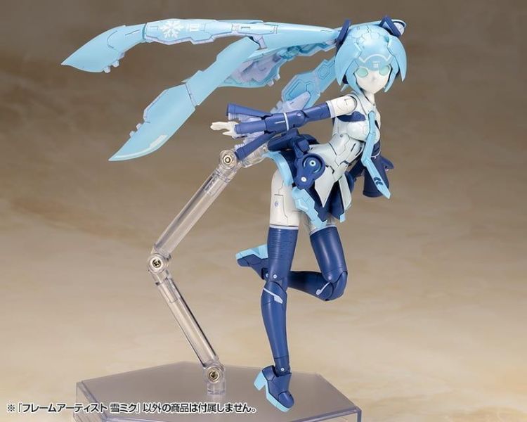 【0422KK】預購 壽屋 組裝模型 Frame Arms 骨裝機兵 藝術家系列 雪初音 壽屋 組裝模型 Frame Arms 骨裝機兵 藝術家系列 雪初音