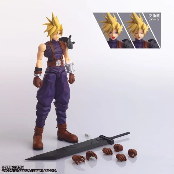 【1027KK】預購 組裝模型 FINAL FANTASY VII 結構藝術 - 克勞德 組裝模型 FINAL FANTASY VII 結構藝術 - 克勞德