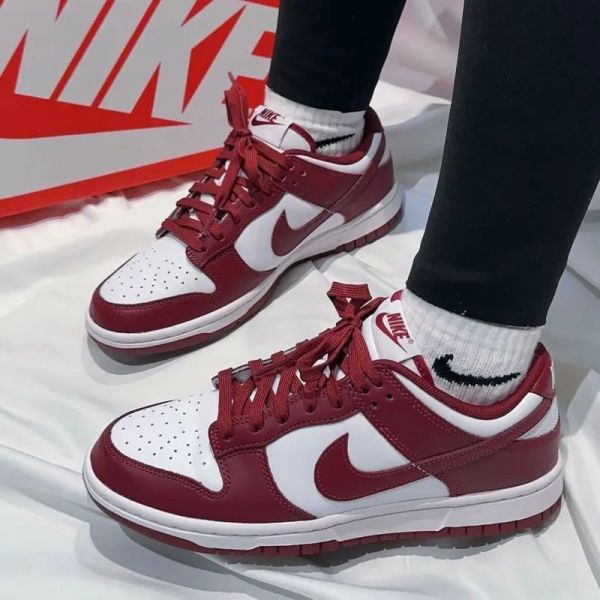 【預購】Nike Dunk Low Retro Team Red 酒紅 球隊紅 紅白 復古紅 深紅 低筒 