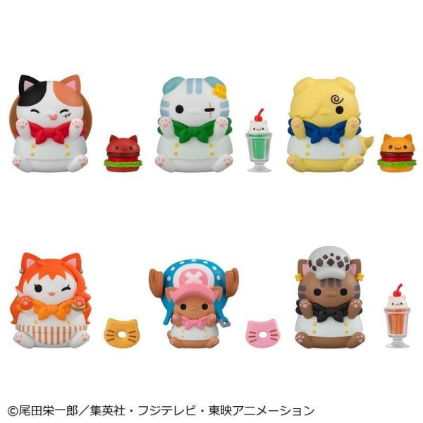 【0713KK】預購 MEGAHOUSE 航海王 喵海王 喵～DINER 中盒6入 MEGAHOUSE 航海王 喵海王 喵～DINER 中盒6入