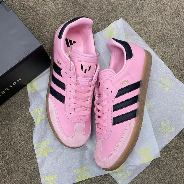 Inter Miami CF x Adidas Originals Samba "Messi Pink" 黑粉 邁阿密足球協會 聯名款 