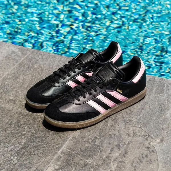 Inter Miami CF x Adidas Originals Samba "Messi Pink" 黑粉 邁阿密足球協會 聯名款 