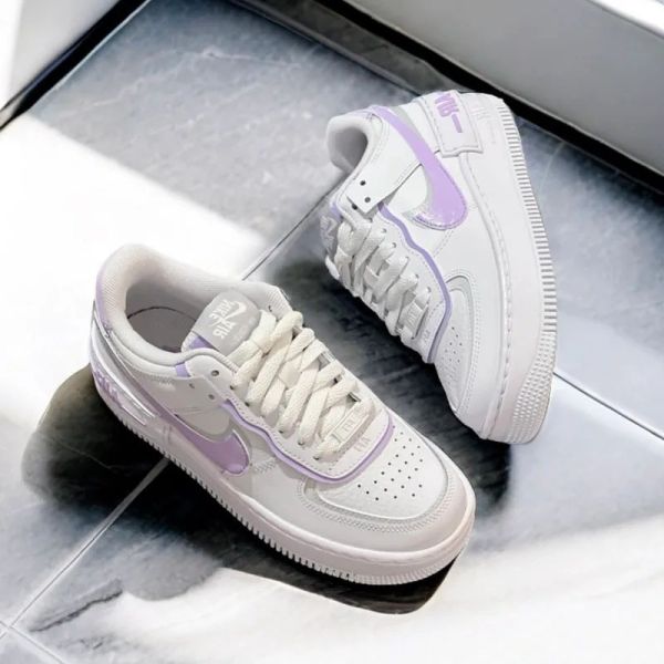 Nike Air Force 1 Low Shadow 淺紫白 薰衣草紫 解構 芋香椰奶 