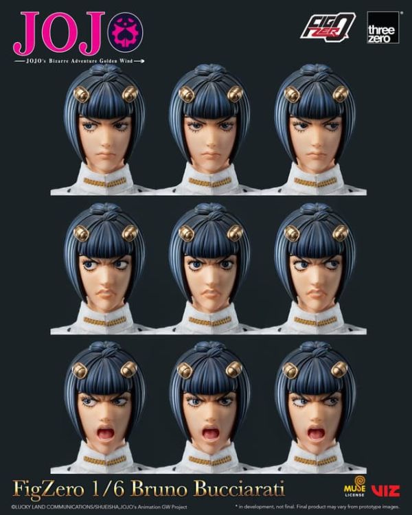 【0111KK】預購 FigZero 1/6 JoJo的奇妙冒險 黃金之風 布魯諾·布加拉提 FigZero 1/6 JoJo的奇妙冒險 黃金之風 布魯諾·布加拉提