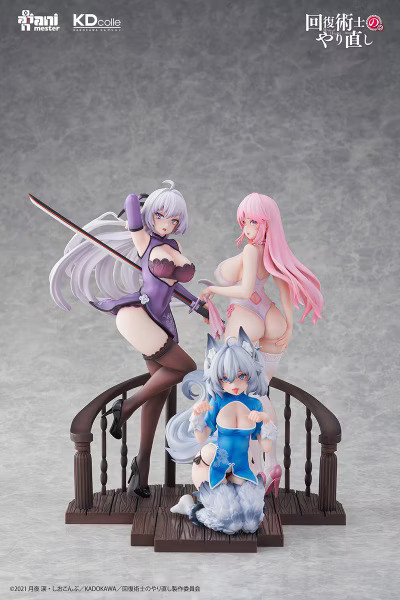 【1116KK】預購 大漫匠 角川 1/7 PVC《回復術士的重啟人生》克蕾赫&芙列雅&剎那 三人套組旗袍Ver. 附特典 大漫匠 角川 1/7 PVC《回復術士的重啟人生》克蕾赫&芙列雅&剎那 三人套組旗袍Ver. 附特典