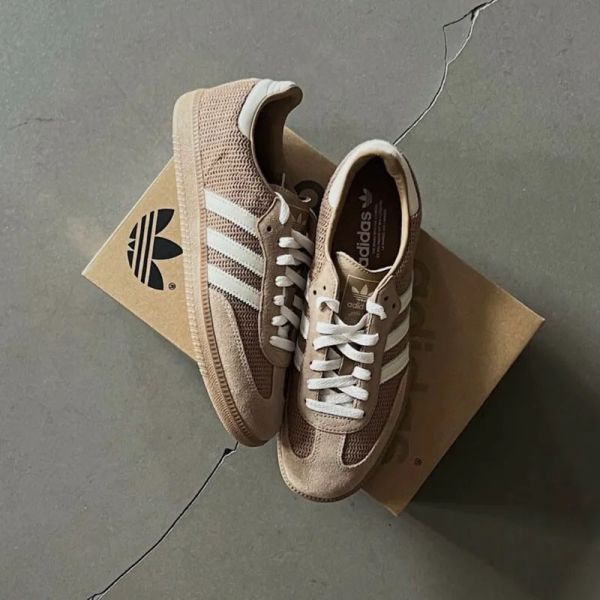 Adidas Samba OG Cardboard 編織可可棕 榛果 卡其 麂皮 焦糖底 復古 德訓鞋 