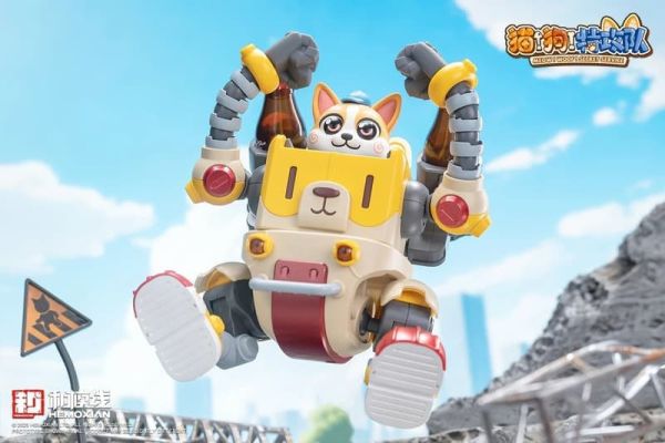 【1028KK】預購 組裝模型 貓狗特攻隊 第一彈 可洛基 COLAJI 組裝模型 貓狗特攻隊 第一彈 可洛基 COLAJI