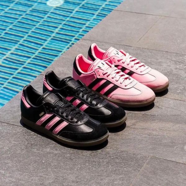 Inter Miami CF x Adidas Originals Samba "Messi Pink" 黑粉 邁阿密足球協會 聯名款 