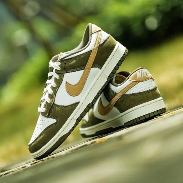 【預購】Nike Dunk Low Premium Medium Olive 抹茶拿鐵 橄欖綠 墨綠 乾燥粉 低筒 休閒鞋 