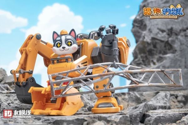 【1028KK】預購 組裝模型 貓狗特攻隊 第一彈 哈二奇 HUSKY 組裝模型 貓狗特攻隊 第一彈 哈二奇 HUSKY