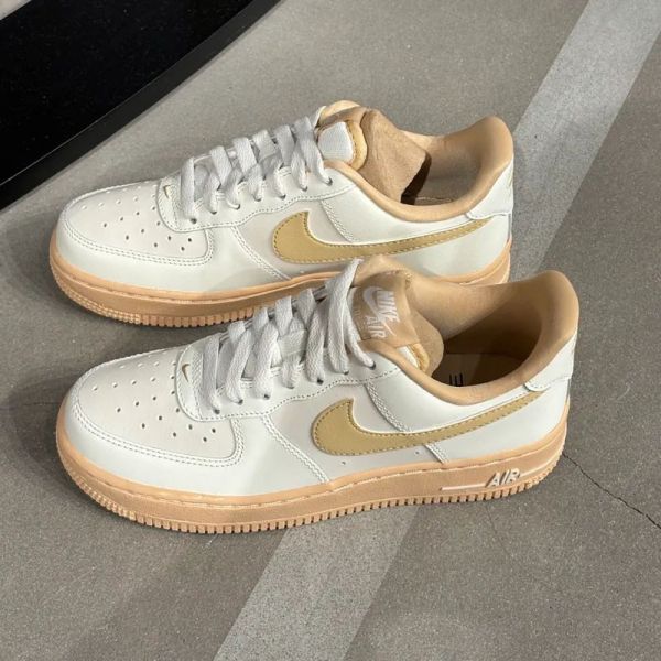 Nike Air Force 1 烘焙拿鐵 白褐 日本限定 