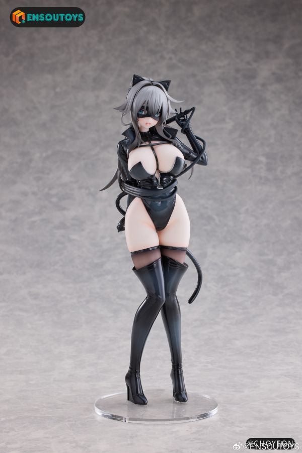 【0828KK】預購 1/7 PVC CHOYEON原畫 貓女Happy醬 灰髮異色版 附特典 1/7 PVC CHOYEON原畫 貓女Happy醬 灰髮異色版 附特典