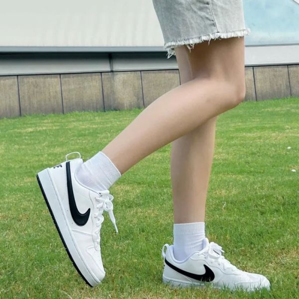 Nike Court Borough Low Recraft GS 白黑 熊貓 小Dunk 低筒 休閒鞋 板鞋 大童 女鞋 