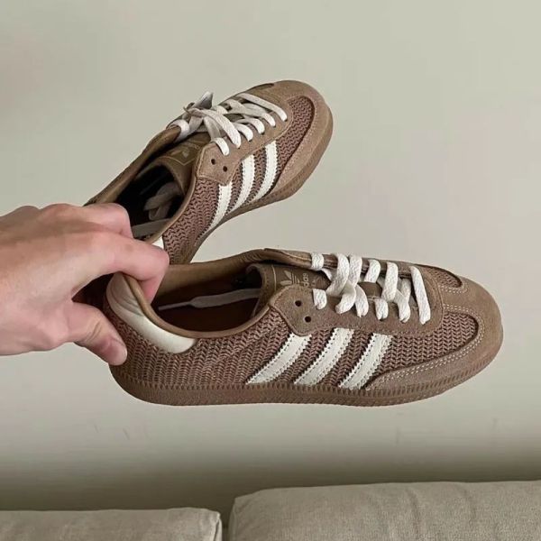 Adidas Samba OG Cardboard 編織可可棕 榛果 卡其 麂皮 焦糖底 復古 德訓鞋 