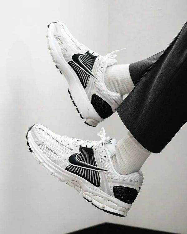 Nike Zoom Vomero 5 White Black 熊貓 黑白 反光 金屬鉑黑 運動休閒鞋 男鞋 