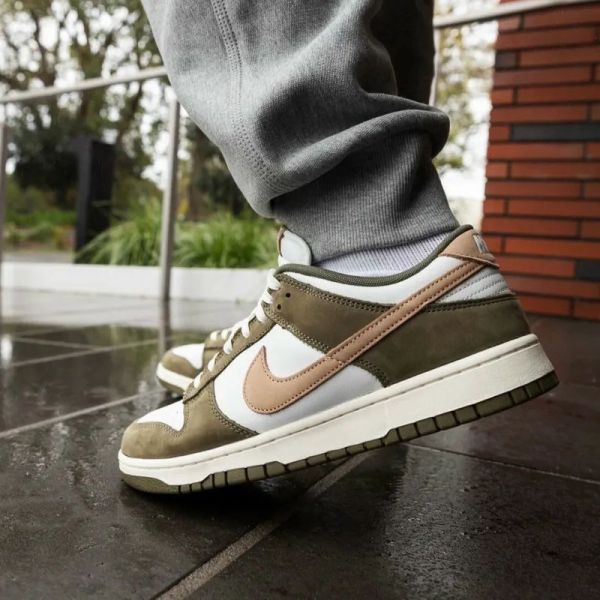 【預購】Nike Dunk Low Premium Medium Olive 抹茶拿鐵 橄欖綠 墨綠 乾燥粉 低筒 休閒鞋 