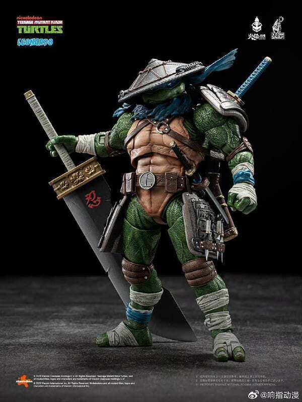 【0403KK】預購 HEATBOYS HEATFIG 忍者龜 李奧納多 達文西 1/9 完成品可動人偶 豪華版 HEATBOYS HEATFIG 忍者龜 李奧納多 達文西 1/9 完成品可動人偶 豪華版