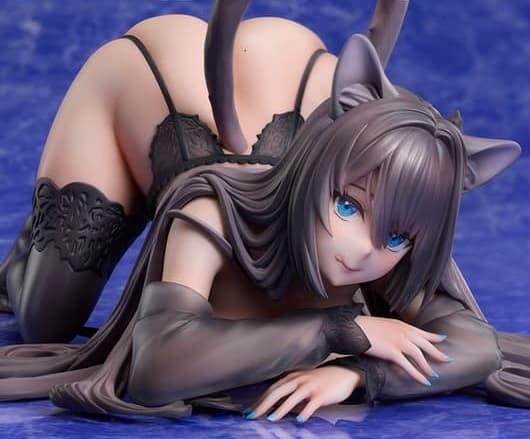 【1214KK】預購 1/4 PVC ウンツエ氏原畫 貓娘 俄羅斯藍貓 1/4 PVC ウンツエ氏原畫 貓娘 俄羅斯藍貓