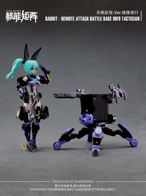 【KK】預購 核能矩陣 組裝模型 賽博森林 幻想少女 天眼躍兔 機娘 限定版 核能矩陣 組裝模型 賽博森林 幻想少女 天眼躍兔 機娘 限定版