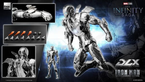 【0731KK】預購 可動完成品 復仇者聯盟：無限傳奇 鋼鐵人 Mark 2 DLX電鍍版 可動完成品 復仇者聯盟：無限傳奇 鋼鐵人 Mark 2 DLX電鍍版