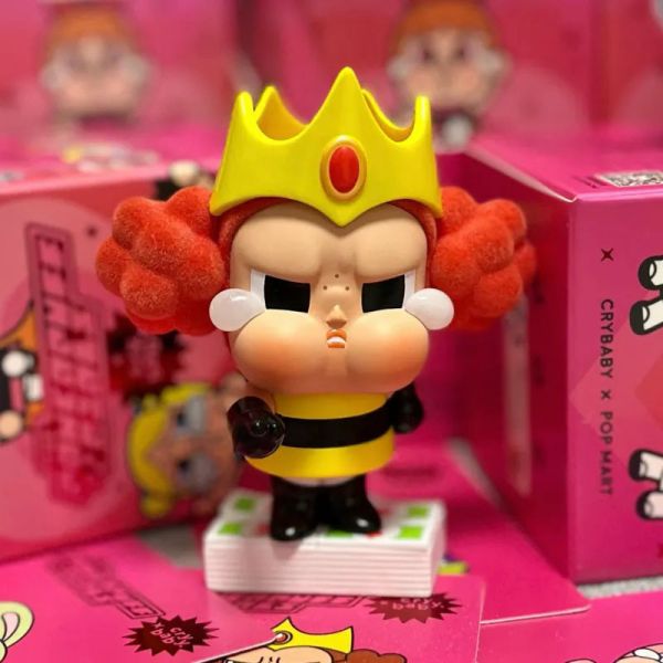 CRYBABY X 飛天小女警哭娃系列 盲盒 泡泡瑪特 POPMART 公仔 電視機展示盒 