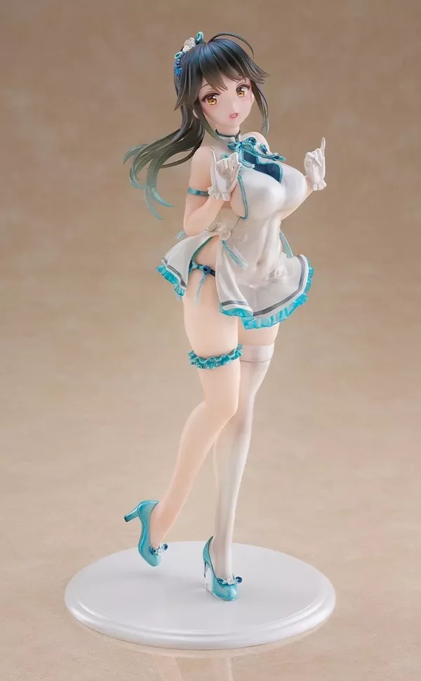 【0727KK】1/6 PVC《Avian Romance Pink Label》Anmi原畫 馬尾少女：旗袍 1/6 PVC《Avian Romance Pink Label》Anmi原畫 馬尾少女：旗袍