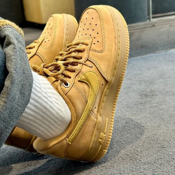 【預購】Nike Air Force 1 Low Flax 小麥色 女鞋 低筒休閒鞋 