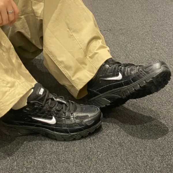 【預購】Nike P-6000 Black White 黑底白勾 全黑 黑魂 復古 Y2K 運動鞋 慢跑鞋 