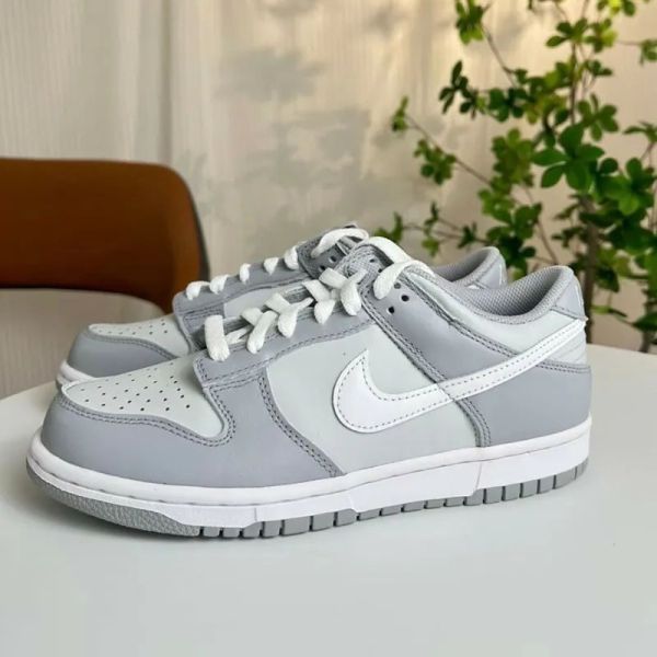 【預購】Nike Dunk Low GS Grey White 雲霧灰 反轉灰白 煙波灰 女鞋 大童鞋 休閒鞋 