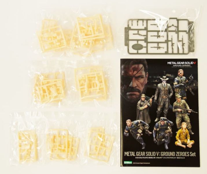 【0203KK】預購 壽屋 1/35 潛龍諜影V：原爆點 未上色 組裝模型套件 壽屋 1/35 潛龍諜影V：原爆點 未上色 組裝模型套件