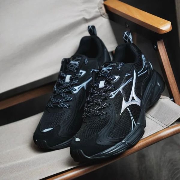 【預購】Mizuno Speed 10S Black 黑銀 黑色 美津濃 透氣緩震 復古 運動鞋 慢跑鞋 D1GH240605 