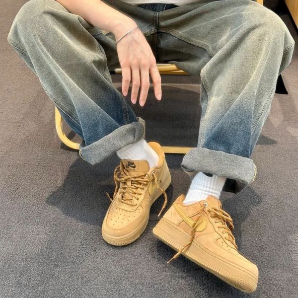 【預購】Nike Air Force 1 Low Flax 小麥色 女鞋 低筒休閒鞋 