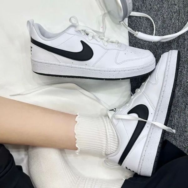 Nike Court Borough Low Recraft GS 白黑 熊貓 小Dunk 低筒 休閒鞋 板鞋 大童 女鞋 