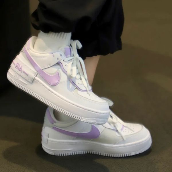 Nike Air Force 1 Low Shadow 淺紫白 薰衣草紫 解構 芋香椰奶 