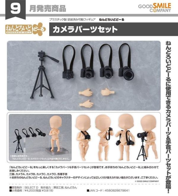 【0524KK】預購 GSC 黏土娃 相機零件套組 GSC 黏土娃 相機零件套組