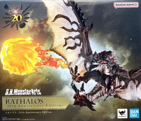 【倉庫現貨】S.H.MonsterArts SHM 魔物獵人 火龍 20周年紀念版 【倉庫現貨】S.H.MonsterArts SHM 魔物獵人 火龍 20周年紀念版