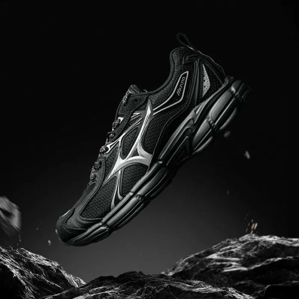 【預購】Mizuno Speed 10S Black 黑銀 黑色 美津濃 透氣緩震 復古 運動鞋 慢跑鞋 D1GH240605 